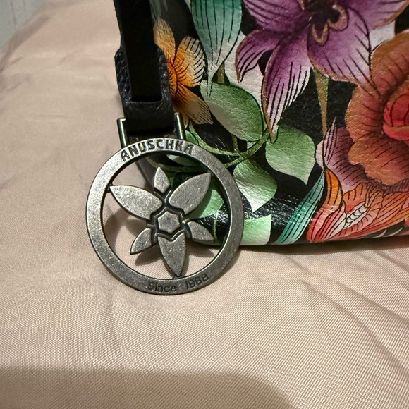 Anuschka Hand-Painted Shoulder Bag